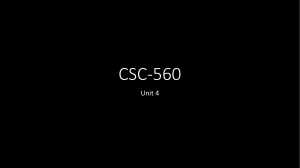 CSC-560 - Unit 4