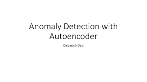 Anomaly detection