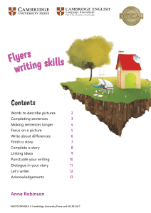 Flyers Writing Skills Booklet