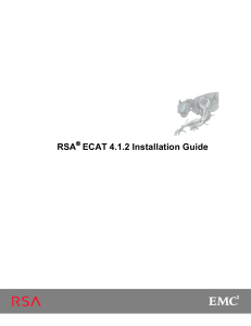 rsa ecat 4.1.2 installation guide