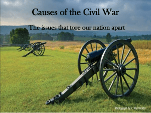 causes of the civil war 1 