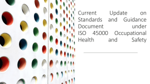 Current Update on Standards and Guidance Document ISO TC 203 Dec 2022
