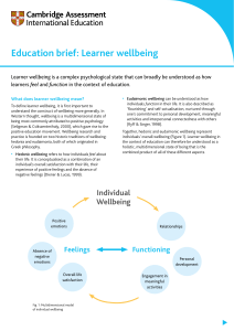Find out more about Learner wellbeing 