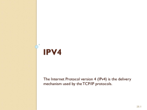 Ipv4 & fregmentation
