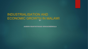 Industrialisation and Economic Development in Malawi, 