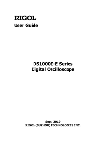 OSCILOSCOPIO DIGITAL RIGOL DS1102Z-E