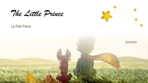 （pre) 小王子Le Petit Prince