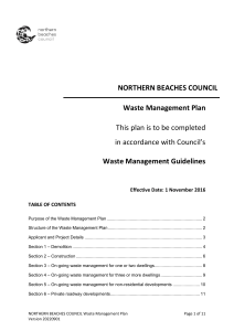 Report - Waste Management