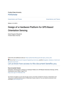 Design of a Hardware Platform for GPS-Based Orientation Sensing