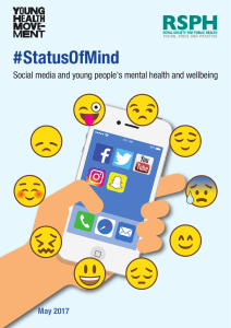 Statusofmind social media and young people's mental health and wellbeing