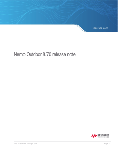 Nemo Outdoor 8.70 release note