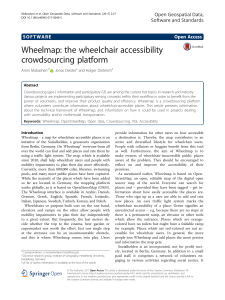 Wheelmap the wheelchair accessibility