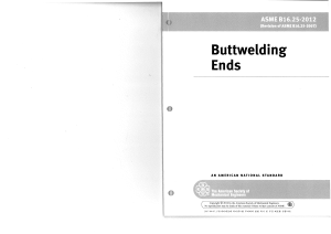 ASME B16.25-2012 Buttwelding Ends