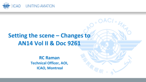 SAMHELI22 S1a-Setting the scene ICAO