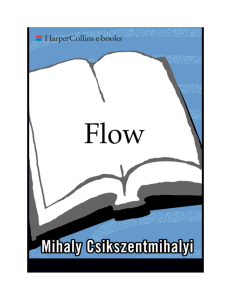 Flow The Psychology of Optimal Experience by Mihaly Csikszentmihalyi.epub