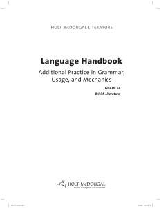 Language Handbook (4)