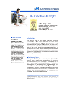 George S. Clason - The Richest Man In Babylon-Signet (2002)