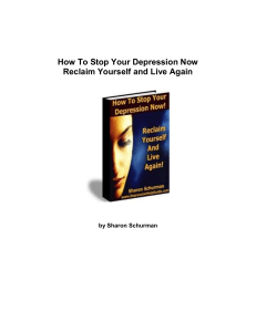 How To Stop Your Depression Now (1)