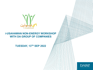 i-Usahawan NonEnergy Workshop