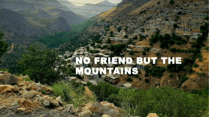 No Friend but he Mountains, Boochani - Context and overview