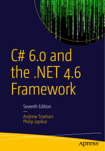 Andrew Troelsen, Philip Japikse - C# 6.0 and the .NET 4.6 Framework (7th Edition) - 2015