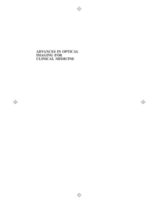 672 Nicusor Iftimia ed. Advances in optical imaging for clinical medicine - 2011
