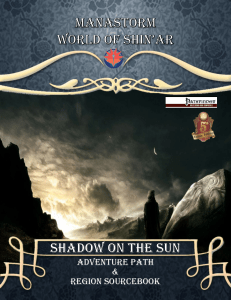 D&D - Manastorm - Shadow on the Sun (5e) (lvl 1-5)