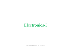 Electronics-I(Lec-03)