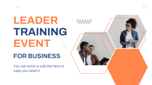 Leadership Training Event for Business by Slidesgo