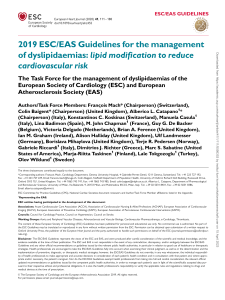 ESC guidelines