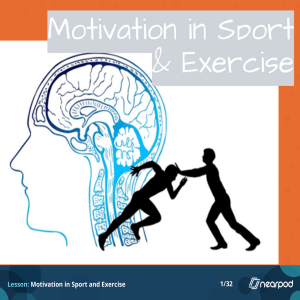 Motivation in Sport and Exercise