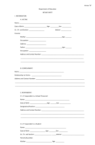 Intake-Sheet form template