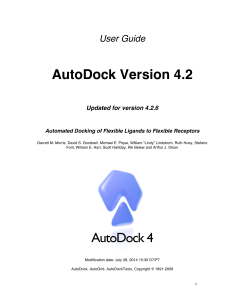 AutoDock4.2.6 UserGuide
