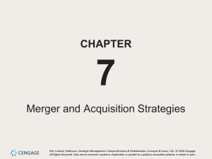 Topic 7 Merger Acquisition