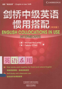 剑桥中级英语惯用搭配(中文版) ((英)麦卡锡(Michael McCarthy) etc.) (z-lib.org)
