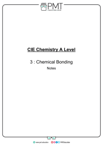 3. Chemical Bonding