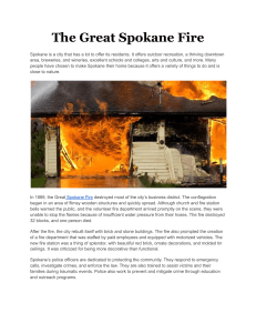 The Great Spokane Fire