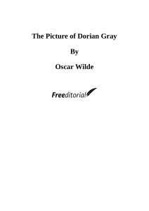 the picture of dorian gray