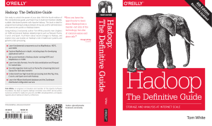 Hadoop-The Definitive Guide 4e