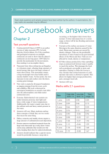 coursebook answers ch2 asalmarinescience tr