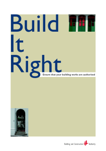 2003 04 - Build it Right - Works Not Requiring Submission