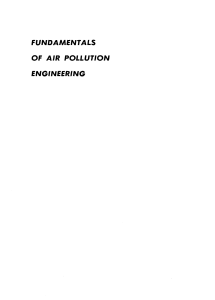 Fundamentals of Air Pollution Engineering 1988, reproduction permitted