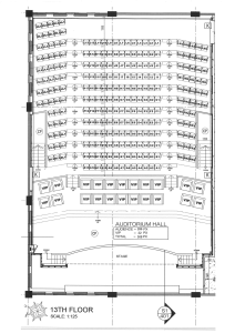 Auditorium Layout Plan