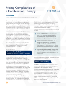 POV 2Q23 Pricing Complexities of a Combination Therapy EVERSANA 050523 Print