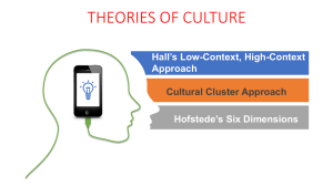 CULTURE THEORIES
