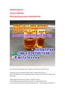 Amsterdam Stock bmk powder 5449-12-7 BMK oil CAS 41232-97-7 pick up in 2hours