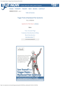 The Complete Guide to Trigger Points  Myofascial Pain (2019)