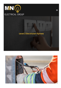Level 2 Electrician Gymea