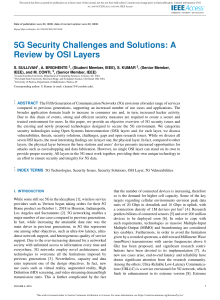 5G Security Challenges and Solutions A Review by O
