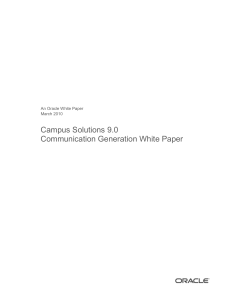 CS 9 Communication Generation